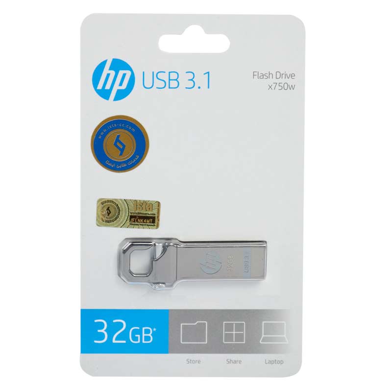 فلش 32 گیگ اچ پی HP X750W USB3.1