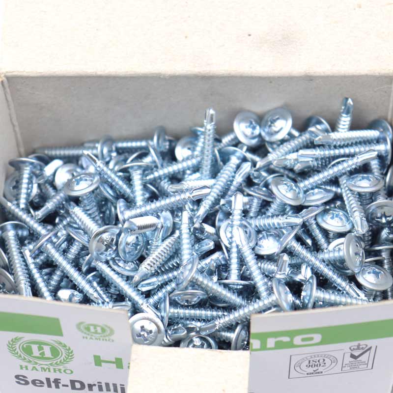 پیچ سر مته واشردار همرو سایز 25×4٫2 میلی متر بسته 700 عددی