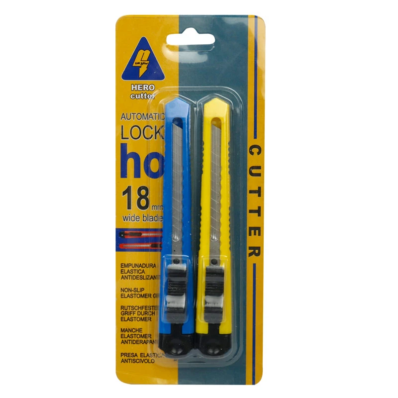 کاتر پلاستیکی هیرو Hero Lock Ho 18mm بسته دو عددی