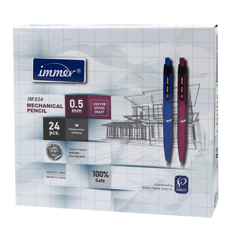 مداد نوکی Immer JM824 0.5mm بسته 24 عددی