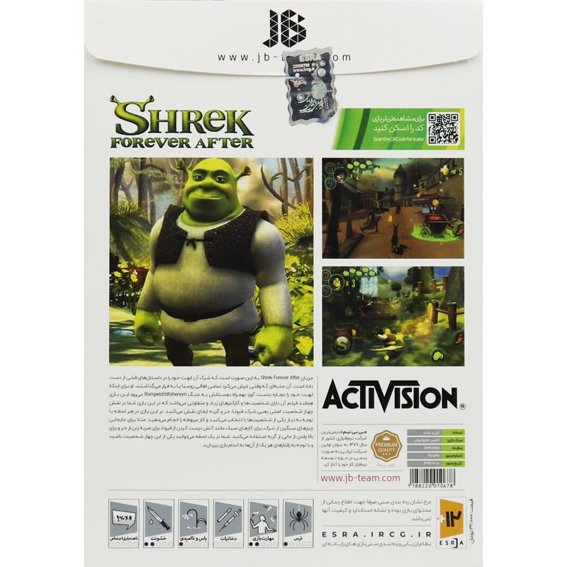 بازی Shrek Forever After JB-TEAM مناسب برای XBOX 360