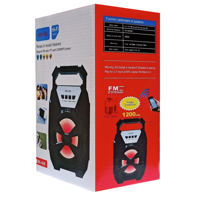 اسپیکر بلوتوثی رم و فلش خور KBS-406