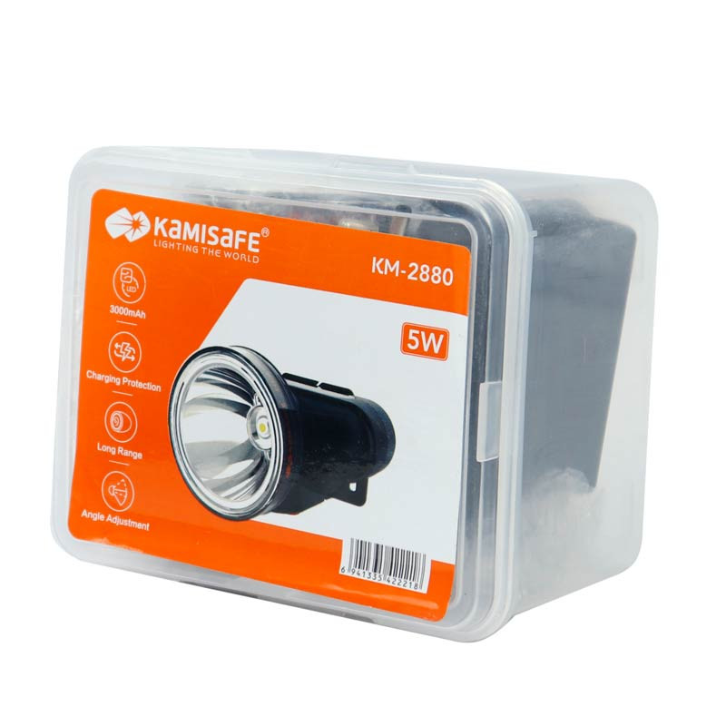 چراغ قوه پیشانی هدلایت شارژی Kamisafe KM-2880
