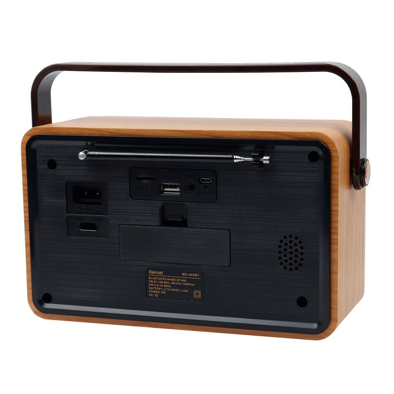 رادیو اسپیکر بلوتوثی رم و فلش خور Kemai MD-505BT + ریموت کنترل