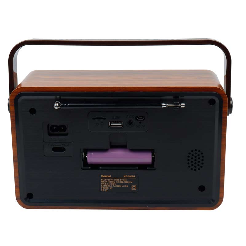 رادیو اسپیکر بلوتوثی رم و فلش خور Kemai MD-505BT + ریموت کنترل