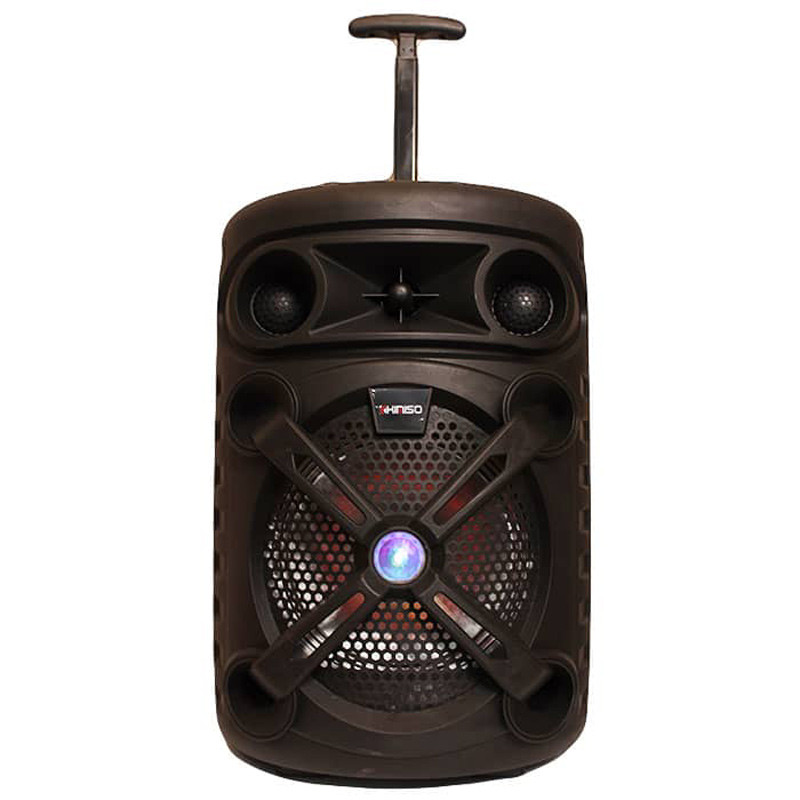 اسپیکر چمدانی بلوتوثی رم و فلش خور Kimiso QS-830 + میکروفون و ریموت کنترل