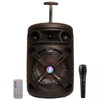 اسپیکر چمدانی بلوتوثی رم و فلش خور Kimiso QS-830 + میکروفون و ریموت کنترل