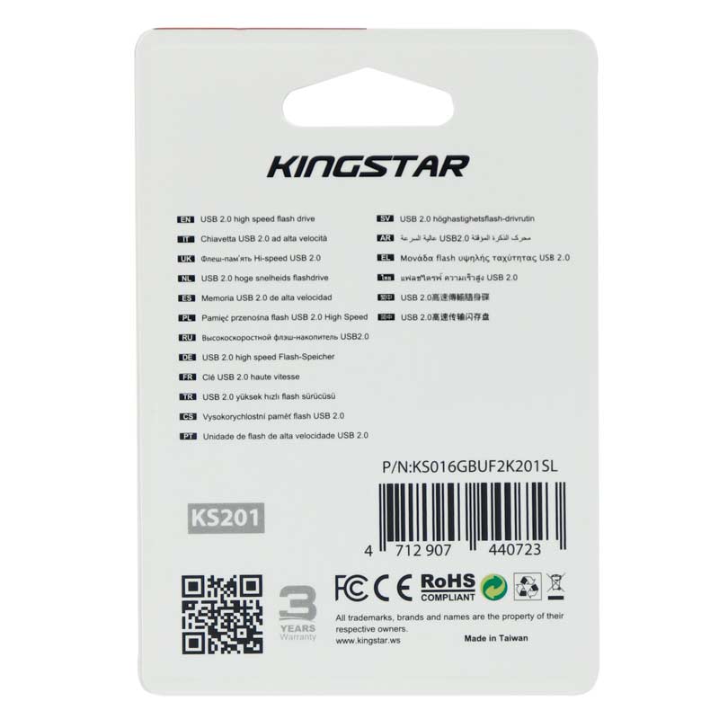 فلش 16 گیگ کینگ استار KingStar Aroma KS201