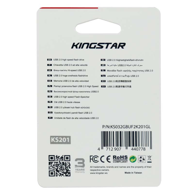 فلش 32 گیگ کینگ استار KingStar Aroma KS201