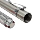 چراغ قوه استیل باتری خور 100mm