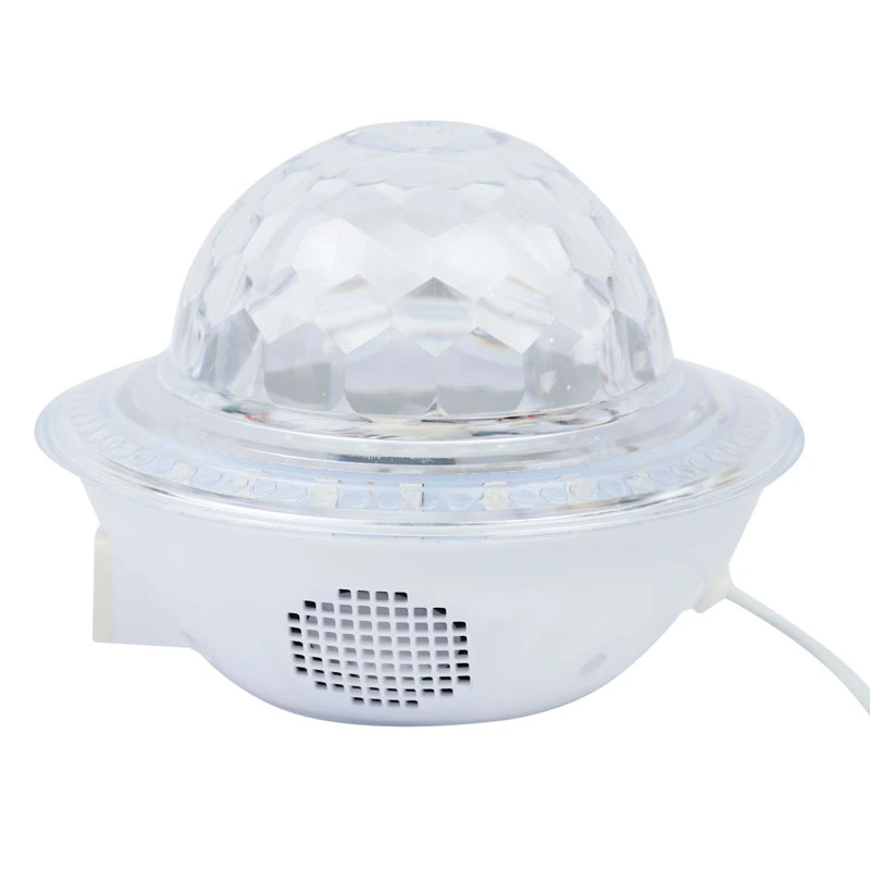 رقص نور اسپیکر دار UFO Crystal Magic Ball + ریموت کنترل