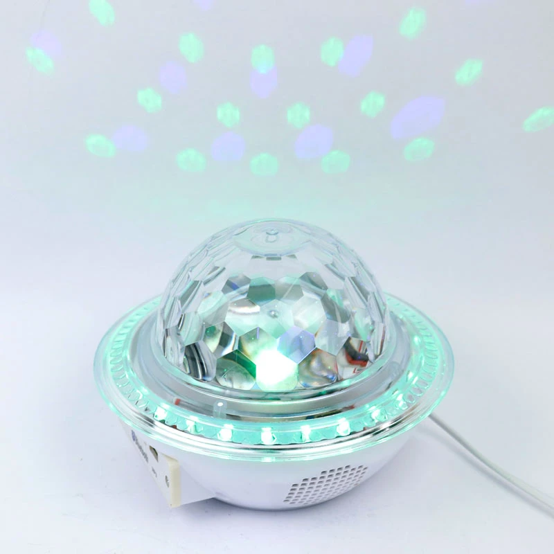 رقص نور اسپیکر دار UFO Crystal Magic Ball + ریموت کنترل