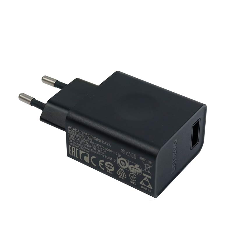 شارژر دیواری اورجینال Lenovo 2A + کابل میکرو یو اس بی