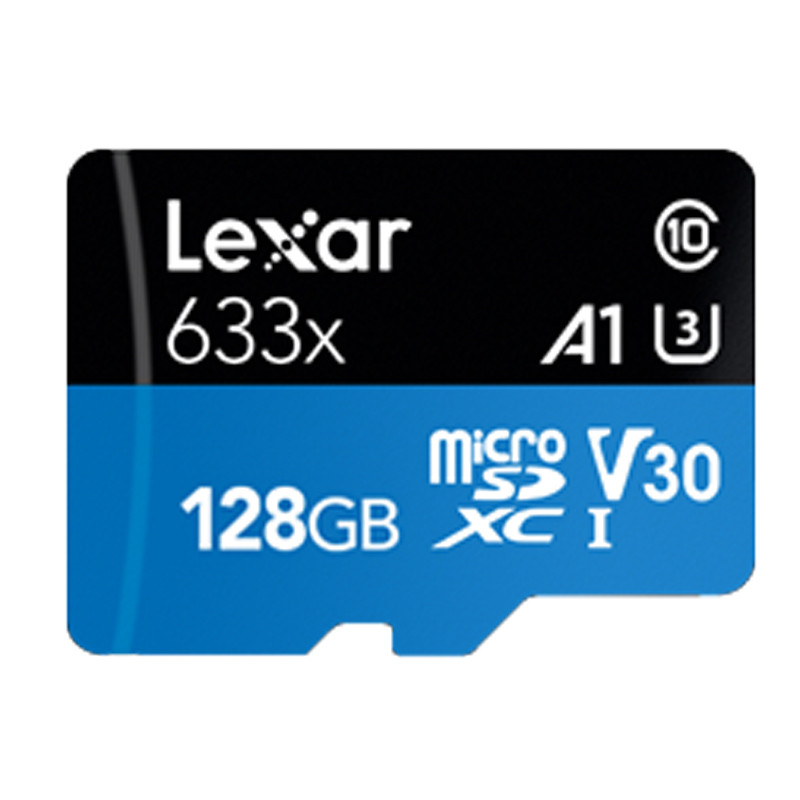 رم میکرو 128 گیگ لکسار Lexar 633X A1 V30 U3 C10 100MB/s + خشاب
