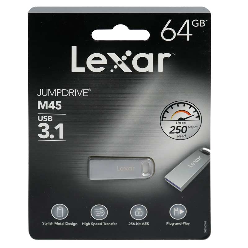 فلش 64 گیگ لکسار Lexar JumpDrive M45 USB3.1