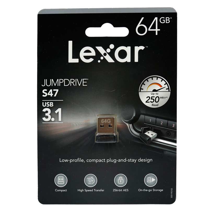 فلش 64 گیگ لکسار Lexar JumpDrive S47 USB3.1