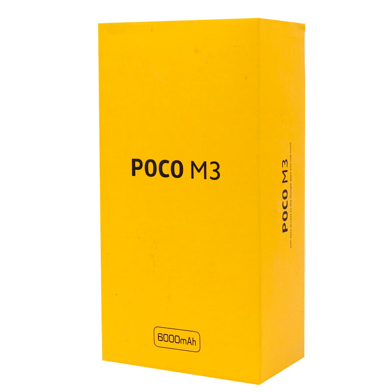 شارژر دیواری فست شارژ Xiaomi POCO M3 QC3 22.5W سرجعبه + کابل Type-C و جعبه گوشی
