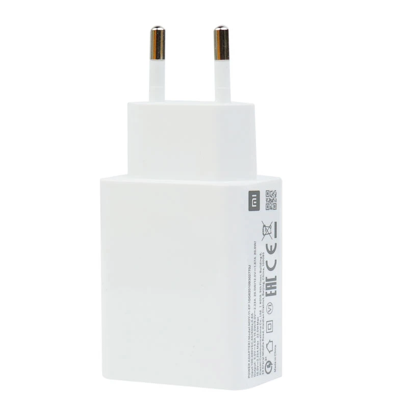شارژر دیواری فست شارژ Xiaomi POCO M3 QC3 22.5W سرجعبه + کابل Type-C و جعبه گوشی
