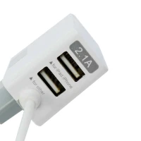 شارژر سیم وصل میکرو یو اس بی Macher MR-CH11 + دو پورت USB