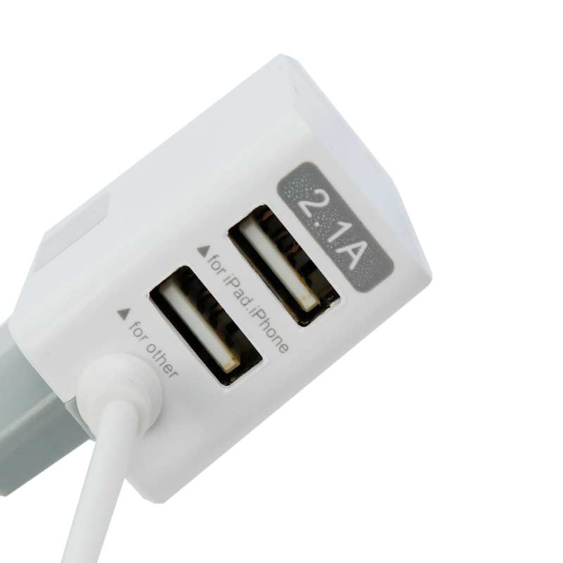 شارژر سیم وصل میکرو یو اس بی Macher MR-CH11 + دو پورت USB