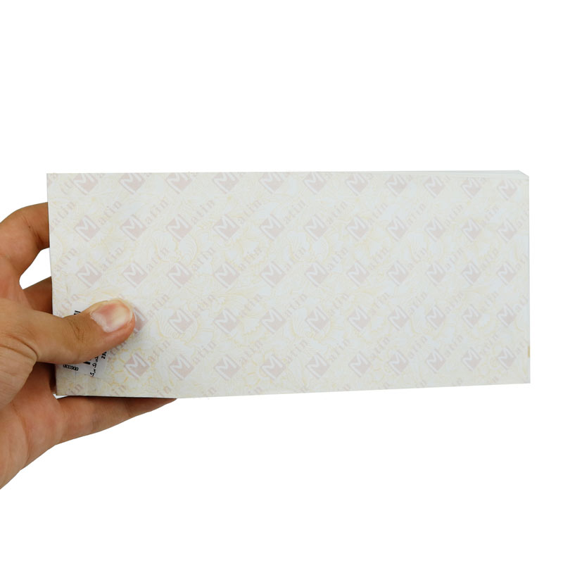 فاکتور بیجک باربری تک برگی رنگی Matin 230*98mm کد 052