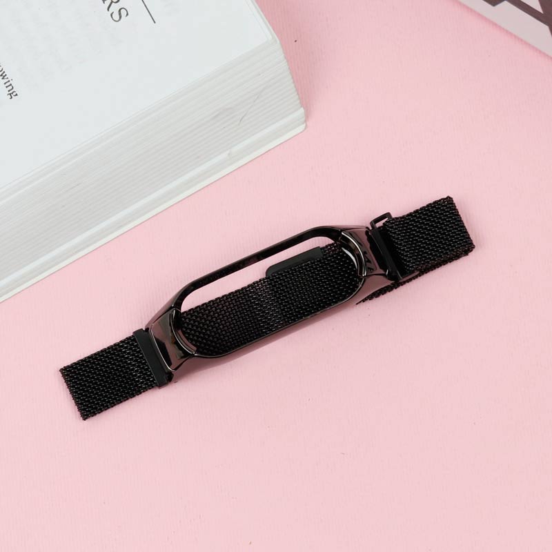بند فلزی قفل مگنتی Mi Band 5/6 مشکی