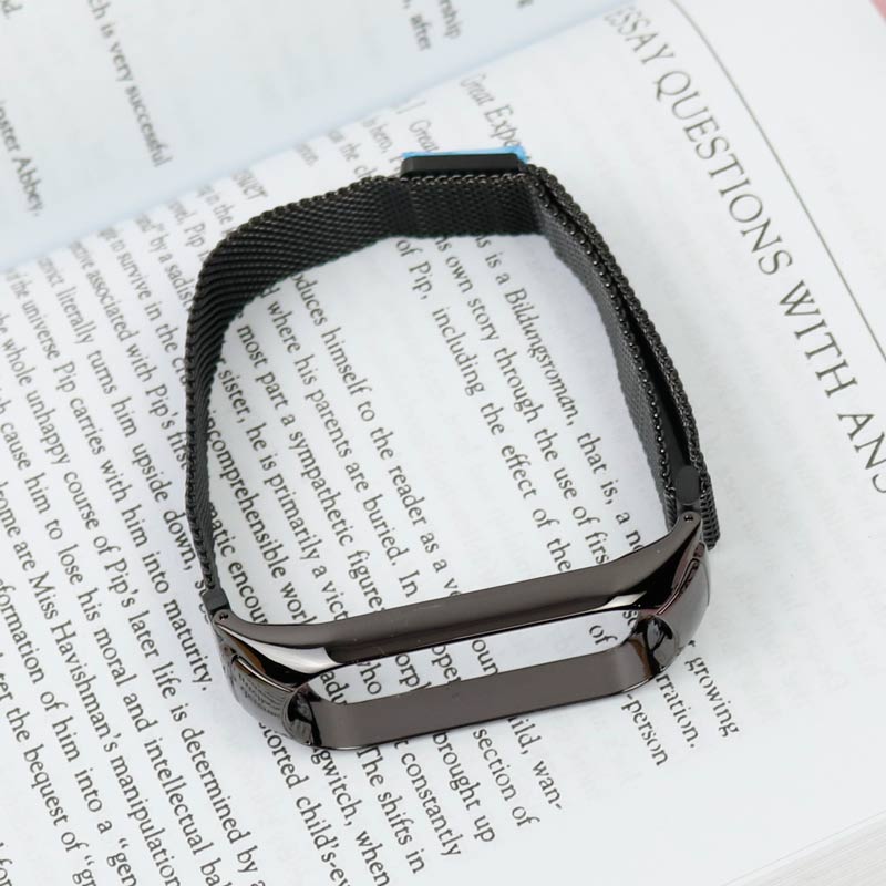 بند فلزی قفل مگنتی Mi Band 5/6 مشکی