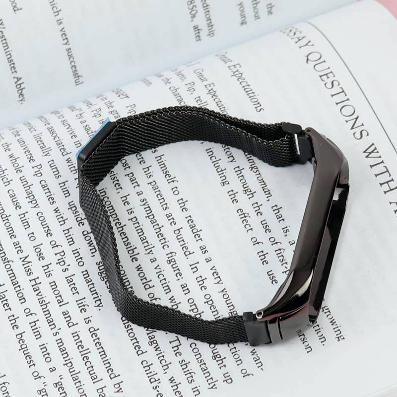 بند فلزی قفل مگنتی Mi Band 5/6 مشکی