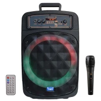 اسپیکر چمدانی بلوتوثی رم و فلش خور ND-W98 + میکروفون و ریموت کنترل