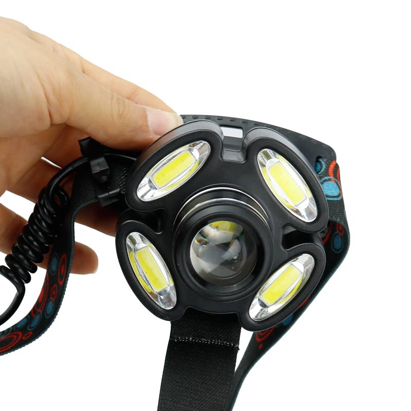 چراغ پیشانی هدلایت شارژی چندکاره P.O.L 20000W
