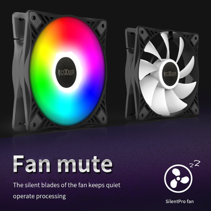 فن خنک کننده CPU پی سی کولر PCcooler GI-CL120 VC RGB