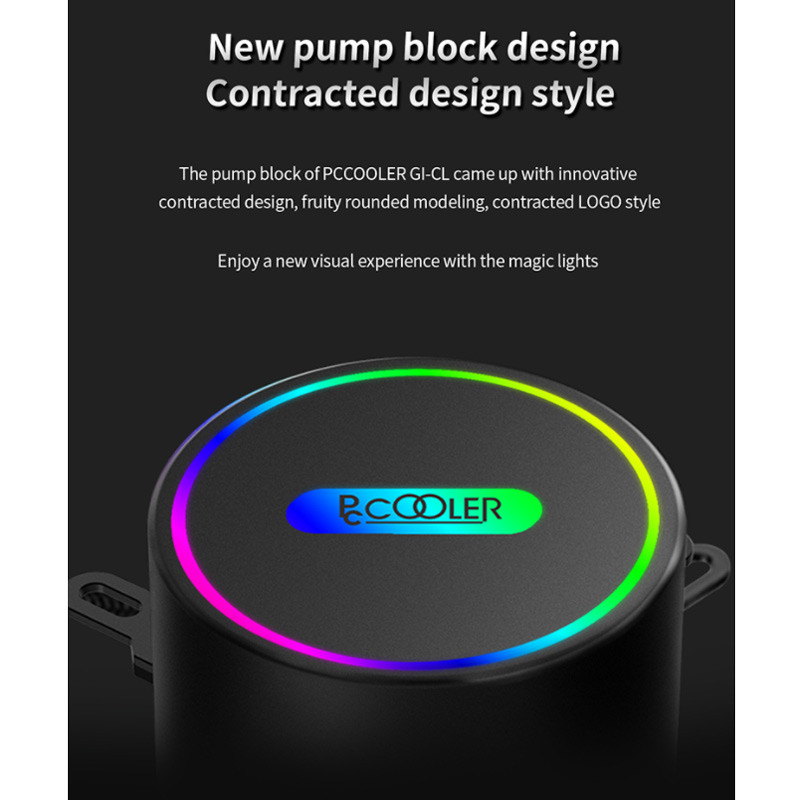 فن خنک کننده CPU پی سی کولر PCcooler GI-CL120 VC RGB