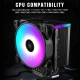 فن خنک کننده CPU پی سی کولر PCcooler GI-D56A HALO RGB
