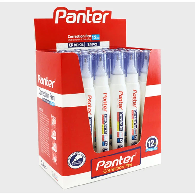 غلط گیر قلمی 12 میلی لیتری پنتر CP 102 بسته 12 عددی