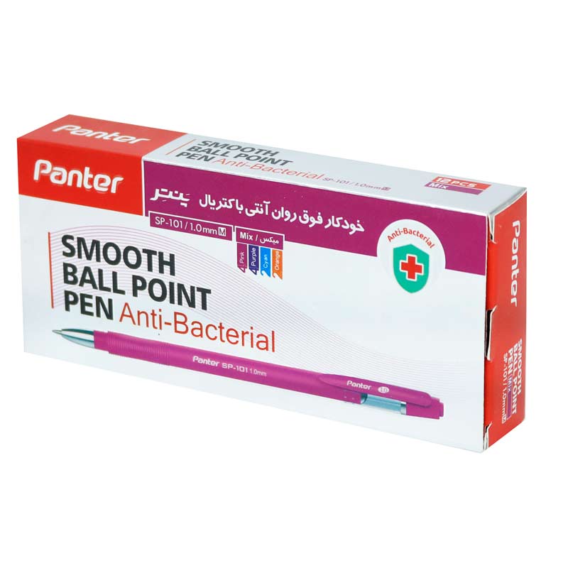 خودکار پنتر رنگی Panter SP-101 1mm بسته 12 عددی