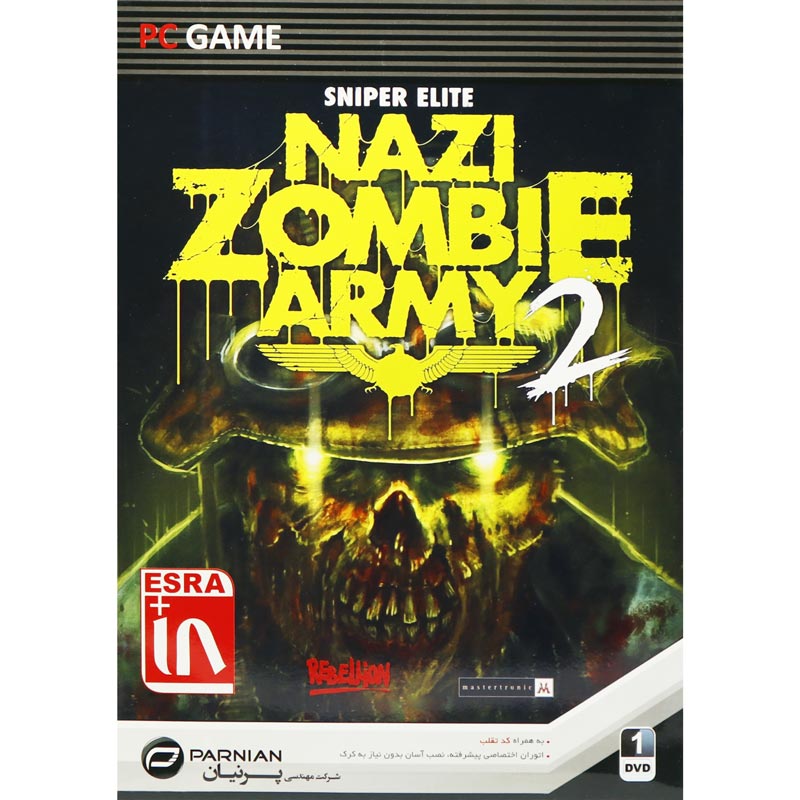 بازی Sniper Elite Nazi Zombie Army 2 1DVD پرنیان مناسب برای PC