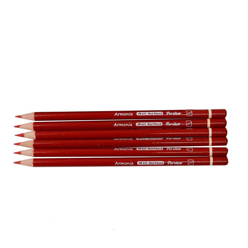 مداد قرمز پارسی کار Parsikar JM 411 بسته 12 عددی