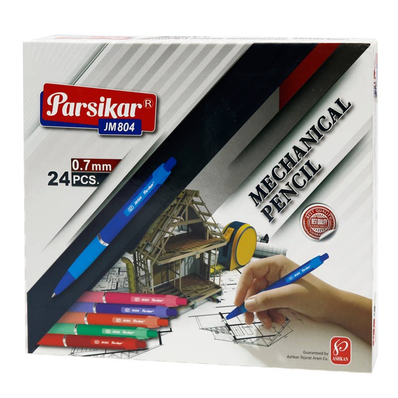 مداد نوکی Parsikar JM804 0.7mm بسته 24 عددی