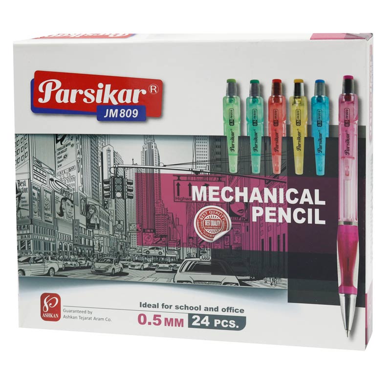 مداد نوکی Parsikar JM809 0.5mm بسته 24 عددی