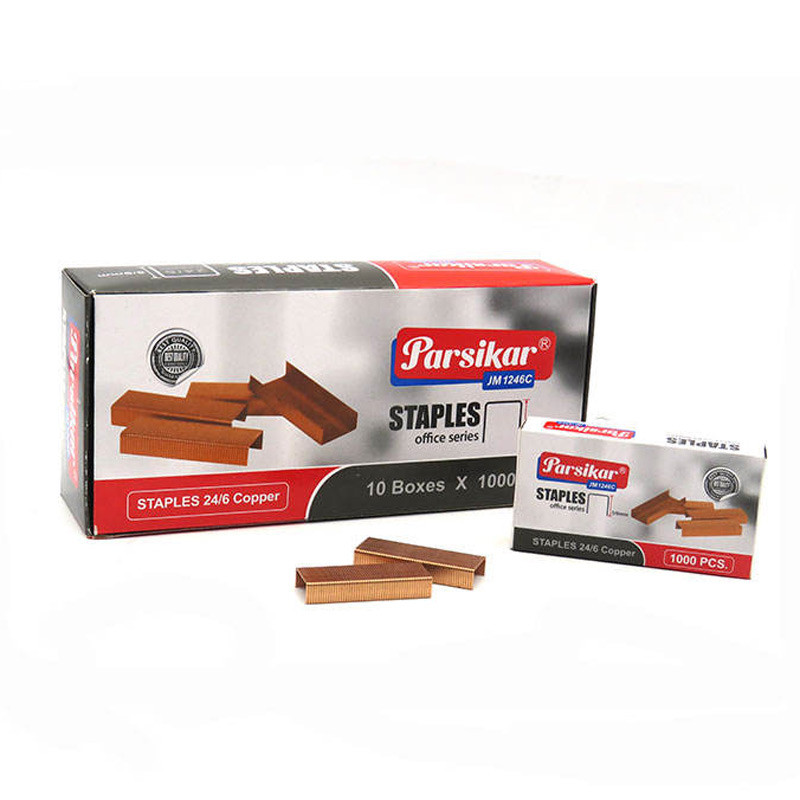 سوزن منگنه پارسیکار JM1246C سایز 24/6 بسته 1000 عددی