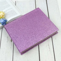آلبوم عکس فریم اکلیلی ساده بنفش 16*21 سانتی متر
