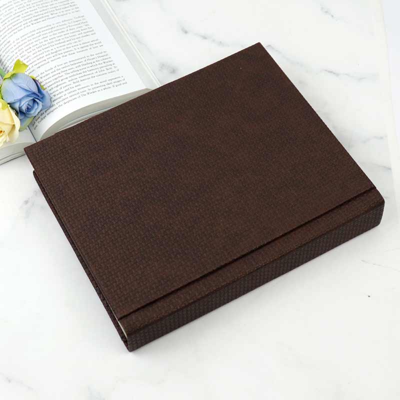 آلبوم عکس طرح پوست ماری قهوه ای 16*21 سانتی متر