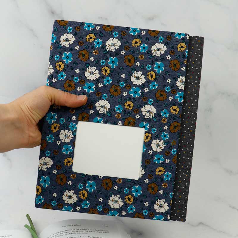 آلبوم عکس فریم پارچه ای طرح دار 21*16 سانتی متر کد 9