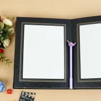 آلبوم عکس فریم ساده Wedding مشکی 16*21 سانتی متر