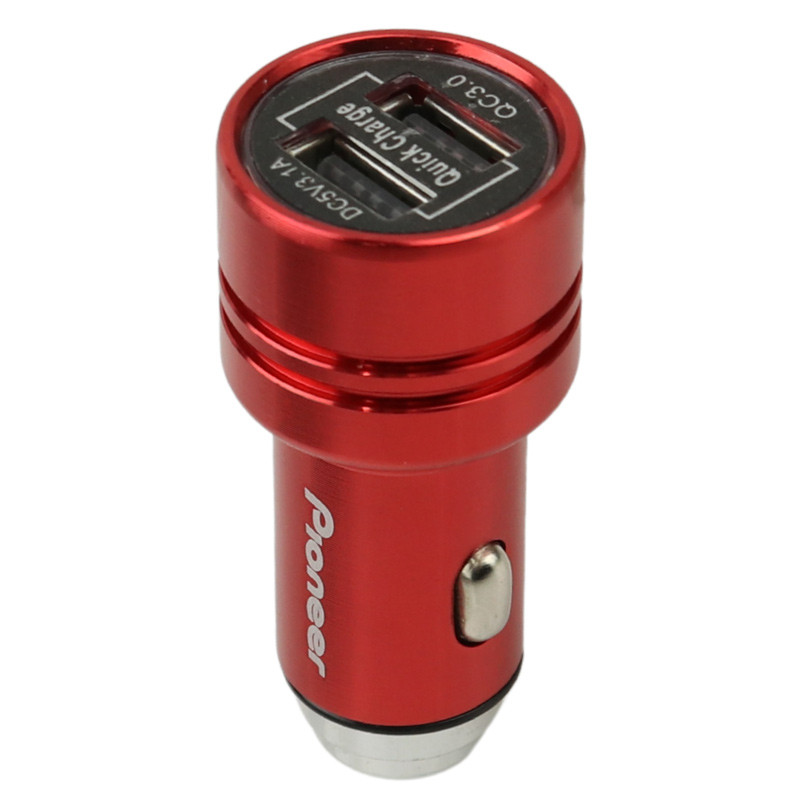 شارژر فندکی فست شارژ Pioneer Jet 3.1A QC3 PD