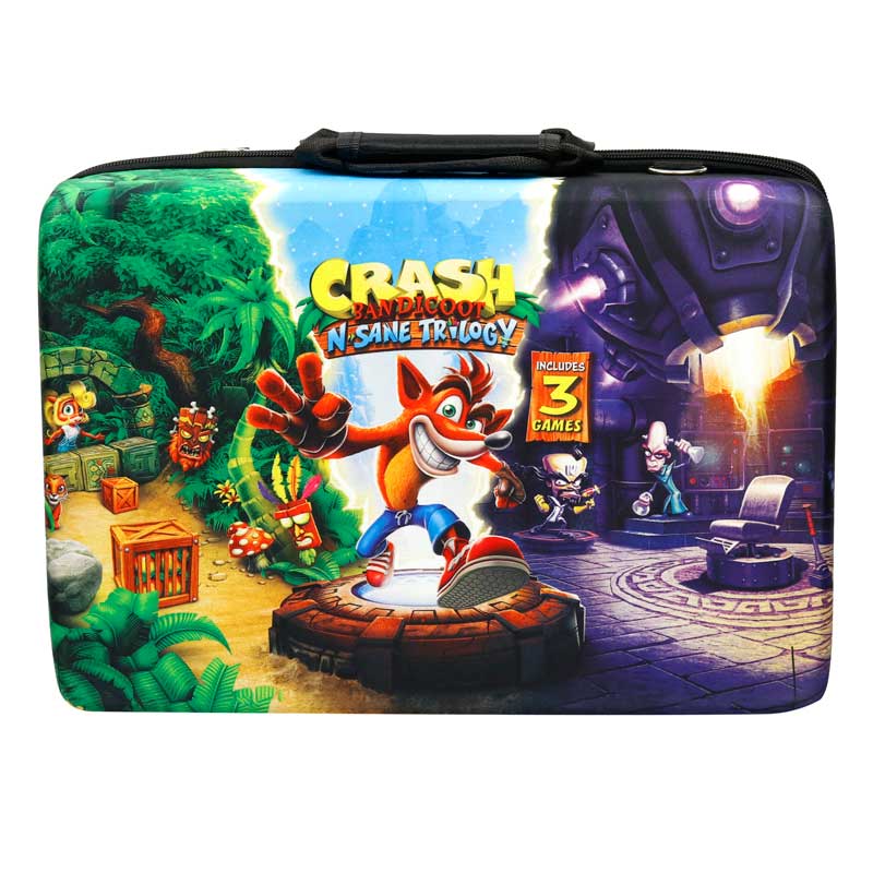 کیف کنسول بازی PS5 طرح Crash Bandicoot