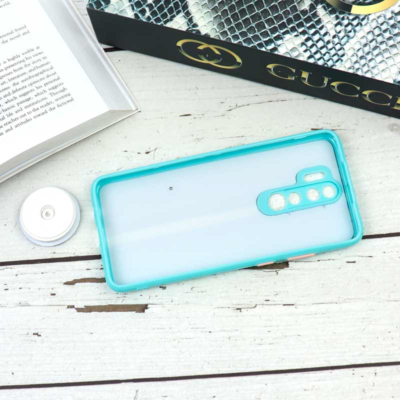 قاب محافظ لنزدار رزین رنگین کمانی پاپ سوکت دار Xiaomi Redmi Note 8 Pro