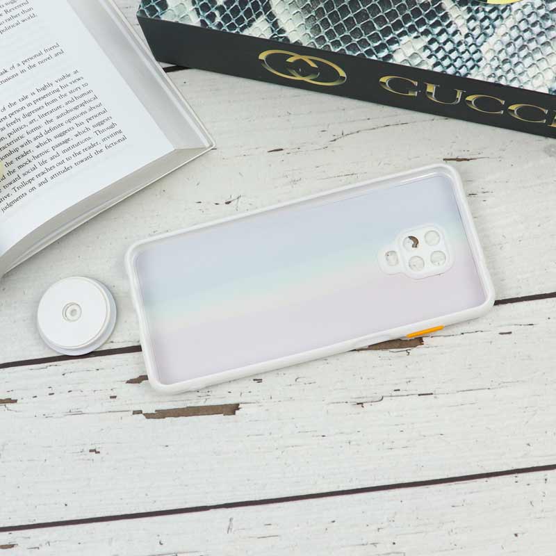 قاب محافظ لنزدار رزین رنگین کمانی پاپ سوکت دار Xiaomi Redmi Note 9s / Note 9 Pro