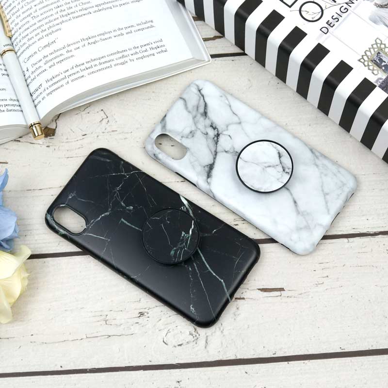 قاب IMD پاپ سوکت دار سنگی iPhone X/XS