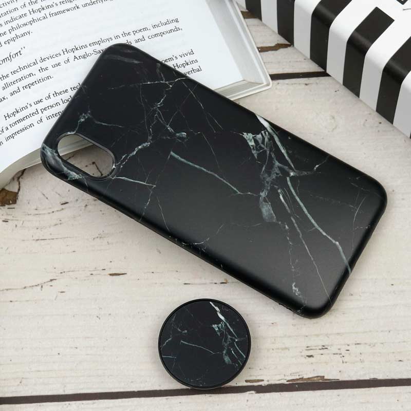 قاب IMD پاپ سوکت دار سنگی iPhone X/XS